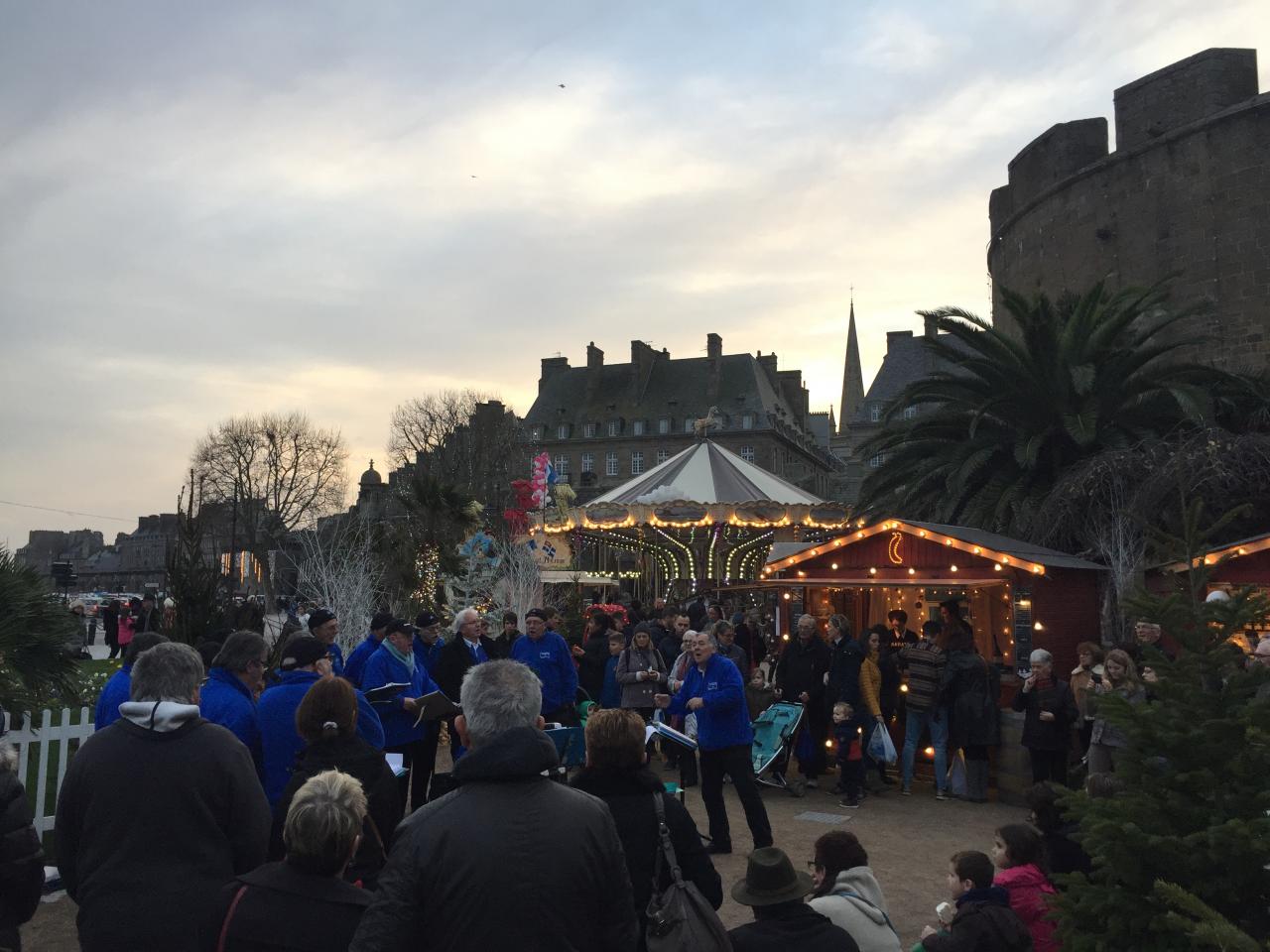 Marché de Noêl 2015 à Saint-Malo 